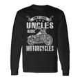 Only Cool Uncles Rides Motorcycles Father's Day Long Sleeve T-Shirt Gifts ideas