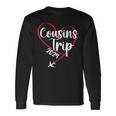 Cousins Trip 2024 Heart Vacation Travel Cousins Weekend Long Sleeve T-Shirt Gifts ideas