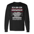 Craftsman Personalised Slogan Langarmshirts Geschenkideen