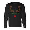 Custom Name Christmas Matching Family Pajama Samara Long Sleeve T-Shirt Gifts ideas