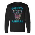 Cute Chimpanzee Party Animal Lover Colorful Monkey Long Sleeve T-Shirt Gifts ideas Cute Chimpanzee Party Animal Lover Colorful Monkey Long Sleeve T-Shirt Gifts ideas