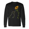 Cute Dog Lover Dog Sunflower Cute Labrador Retriever Long Sleeve T-Shirt Gifts ideas