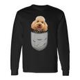 Cute Poodle Pudelhund Caniche Dog Lovers And Pocket Owner Long Sleeve T-Shirt Gifts ideas