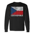 Czech Republic Flag Family Pride Country Vintage Long Sleeve T-Shirt Gifts ideas