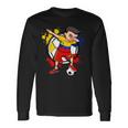 Dabbing Soccer Boy Venezuela Football Lovers Jersey Sport Long Sleeve T-Shirt Gifts ideas