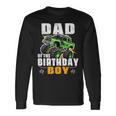 Dad Of The Birthday Boy Monster Truck Birthday Family Long Sleeve T-Shirt Gifts ideas