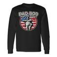 Dad Bod Hunting Squad Vintage American Flag Father's Day Long Sleeve T-Shirt Gifts ideas