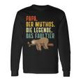 Dad Of Mythos Die Legend Dad Of Myth S Langarmshirts Geschenkideen