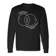 Dad Pointless Facts Embarrassing Jokes Venn Diagram Long Sleeve T-Shirt Gifts ideas