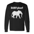 Daddyphantater Elefant Papaatertag Lustig Papa Wortspiel Langarmshirts Geschenkideen