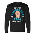 Damen Pomeranian Zwergspitz Papaatertag Papa Mit-Ausschnitt Langarmshirts Geschenkideen