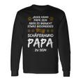 Damen Schäferhund Papa Zu Sein Schäferhund Papa Mit-Ausschnitt Langarmshirts Geschenkideen