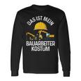 Das Ist Mein Bauarbeiter Costume Construction Site Construction Ladder Langarmshirts Geschenkideen