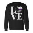 Demisexuality 'Love' Demisex Demisexual Pride Flag Long Sleeve T-Shirt Gifts ideas