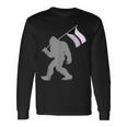 Demisexuality Pride Flag Monster On Demisexual Long Sleeve T-Shirt Gifts ideas