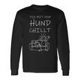 Die Mit Dem Hund Chillt Langarmshirts Geschenkideen