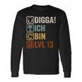 Digga Ich Bin 13 Jahre 13Th Birthday Boy Gamer Langarmshirts Geschenkideen