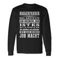 Digger Driver Slogan Digger Driving Digger Guide Langarmshirts Geschenkideen