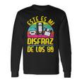 Disfraz Años 80 80S Outfit 80S Costume Hombre Niño Cassette Camiseta de manga larga Ideas de regalos