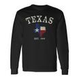 Distressed Texas State Flag Map Long Sleeve T-Shirt Gifts ideas