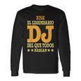 Dj Profesión Divertida Dj Camiseta de manga larga Ideas de regalos