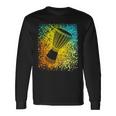 Djembe Drum In Splats For African Drumming Or Reggae Music Long Sleeve T-Shirt Gifts ideas