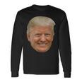Donald J Trump Das Gesicht Des Präsidenten Auf Einem Meme Langarmshirts Geschenkideen