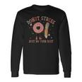 Donut Stress Just Do Your Best Teachers Testing Day Long Sleeve T-Shirt Gifts ideas