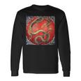 Dragon Of Katsushika Hokusai Langarmshirts Geschenkideen