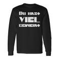 Du Hast Viel Geweint Langarmshirts Geschenkideen