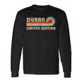 Duran Surname Retro Vintage 80S 90S Birthday Reunion Long Sleeve T-Shirt Gifts ideas