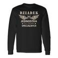 Dziadek Polish Grandpa Koszulka Dziadek Langarmshirts Geschenkideen