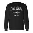 East Aurora Ny Vintage Athletic Sports Js01 Long Sleeve T-Shirt Gifts ideas