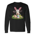 Easter Day Cow Easter Cow Bunny Ears Eggs Basket Long Sleeve T-Shirt Gifts ideas