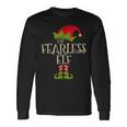 Easy The Fearless Elf Costume Family Group Christmas Long Sleeve T-Shirt Gifts ideas