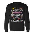 Echte Superhelden Ggehen In Kindergarten Go In Kindergarten Langarmshirts Geschenkideen