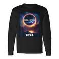 Eclipse 2024 Total Solar Astronomer Long Sleeve T-Shirt Gifts ideas