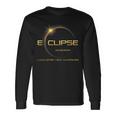 Eclipse 2024 Totality Eclipse Solar Lancaster New Hampshire Long Sleeve T-Shirt Gifts ideas