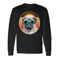 Eclipse Dogs Where Pug Charm Meets Celestial Wonder Long Sleeve T-Shirt Gifts ideas