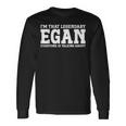 Egan Surname Team Family Last Name Egan Long Sleeve T-Shirt Gifts ideas