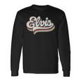 Elvis Name Nickname Alias 70S 80S Retro Long Sleeve T-Shirt Gifts ideas