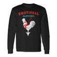 Emotional Support Rooster Farmer Men’S Joke Long Sleeve T-Shirt Gifts ideas