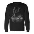 Employment Rest In Peace Job Rip Toxic Workplace Resignation Long Sleeve T-Shirt Gifts ideas