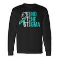 End The Stigma Recover Out Loud Aa Na Addiction Recovery Long Sleeve T-Shirt Gifts ideas