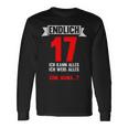 Endlich 17 Ich Kann Alles 17 Jahre 17Th Birthday Langarmshirts Geschenkideen