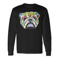 English Bulldog Day Of The Dead Sugar Skull Dog Long Sleeve T-Shirt Gifts ideas