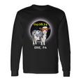 Erie Pa Cow Total Solar Eclipse 040824 Souvenir Long Sleeve T-Shirt Gifts ideas