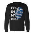 Es Ist In My Dna Greek Genetics Greek Roots Langarmshirts Geschenkideen