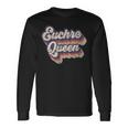 Euchre Queen Euchre Card Game Player Vintage Euchre Long Sleeve T-Shirt Gifts ideas