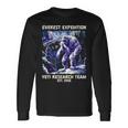 Graphic Everest Expedition Yeti Research Team Animal Long Sleeve T-Shirt Gifts ideas